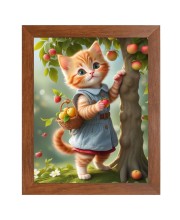 AI Funny AI Funny Cute Kitty Cat Art Picture for Kids Art Picture for Kids - 10x14 inches, Brown Color - Perfect Wall Decor for Children's Room AI Funny AI Funny Cute Kitty Cat Art Picture for Kids Art Picture for Kids - 10x14 inches, Brown Color - Perfect Wall Decor for Children's Room