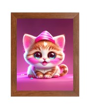 AI Funny AI Funny Cute Kitty Cat Art Picture for Kids Art Picture for Kids - 10x14 inches, Brown Color - Perfect Wall Decor for Children's Room AI Funny AI Funny Cute Kitty Cat Art Picture for Kids Art Picture for Kids - 10x14 inches, Brown Color - Perfect Wall Decor for Children's Room