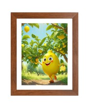 AI Funny AI Funny cute lemon Art Picture for Kids Art Picture for Kids - 10x14 inches, Brown Color - Perfect Wall Decor for Children's Room AI Funny AI Funny cute lemon Art Picture for Kids Art Picture for Kids - 10x14 inches, Brown Color - Perfect Wall Decor for Children's Room
