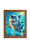 AI Funny AI Funny Dolphin Fish Art Picture for Kids Art Picture for Kids - 10x14 inches, Brown Color - Perfect Wall Decor for Children's Room AI Funny AI Funny Dolphin Fish Art Picture for Kids Art Picture for Kids - 10x14 inches, Brown Color - Perfect Wall Decor for Children's Room