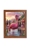 AI Funny AI Funny Flamingo Art Picture for Kids Art Picture for Kids - 10x14 inches, Brown Color - Perfect Wall Decor for Children's Room AI Funny AI Funny Flamingo Art Picture for Kids Art Picture for Kids - 10x14 inches, Brown Color - Perfect Wall Decor for Children's Room