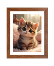 AI Funny AI Funny Cute Kitty Cat Art Picture for Kids Art Picture for Kids - 10x14 inches, Brown Color - Perfect Wall Decor for Children's Room AI Funny AI Funny Cute Kitty Cat Art Picture for Kids Art Picture for Kids - 10x14 inches, Brown Color - Perfect Wall Decor for Children's Room