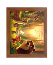 AI Funny AI Funny Polar bear Art Picture for Kids Art Picture for Kids - 10x14 inches, Brown Color - Perfect Wall Decor for Children's Room AI Funny AI Funny Polar bear Art Picture for Kids Art Picture for Kids - 10x14 inches, Brown Color - Perfect Wall Decor for Children's Room