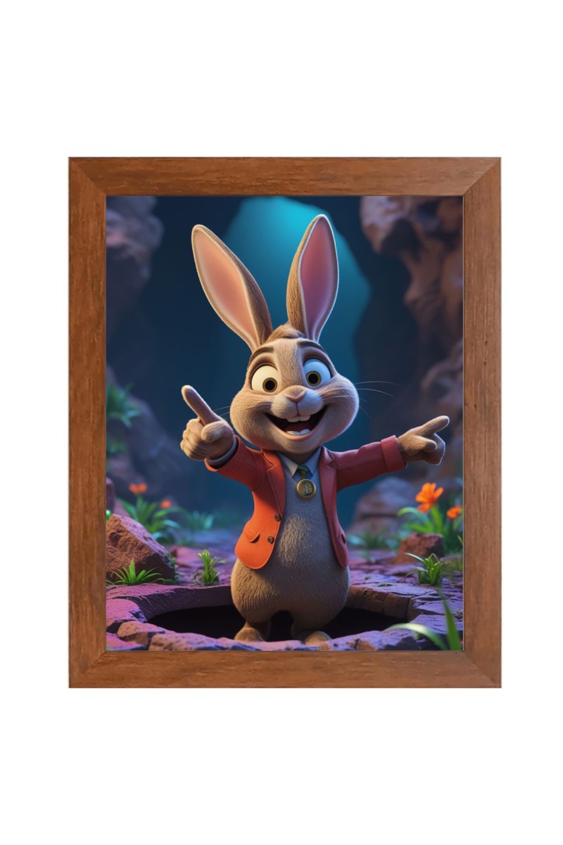 AI Funny AI Funny Squirrel  Art Picture for Kids Art Picture for Kids - 10x14 inches, Brown Color - Perfect Wall Decor for Children's Room