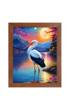 AI Funny AI Funny Stork Art Picture for Kids Art Picture for Kids - 10x14 inches, Brown Color - Perfect Wall Decor for Children's Room