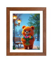 AI Funny AI Funny Teddy Bear Art Picture for Kids Art Picture for Kids - 10x14 inches, Brown Color - Perfect Wall Decor for Children's Room AI Funny AI Funny Teddy Bear Art Picture for Kids Art Picture for Kids - 10x14 inches, Brown Color - Perfect Wall Decor for Children's Room