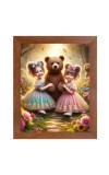 AI Funny AI Funny Teddy Bear With Girls Art Picture for Kids Art Picture for Kids - 10x14 inches, Brown Color - Perfect Wall Decor for Children's Room AI Funny AI Funny Teddy Bear With Girls Art Picture for Kids Art Picture for Kids - 10x14 inches, Brown Color - Perfect Wall Decor for Children's Room