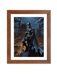 AI Funny AI Funny The Batman Art Picture for Kids Art Picture for Kids - 10x14 inches, Brown Color - Perfect Wall Decor for Children's Room