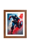 AI Funny AI Funny Captain America Art Picture for Kids Art Picture for Kids - 10x14 inches, Brown Color - Perfect Wall Decor for Children's Room AI Funny AI Funny Captain America Art Picture for Kids Art Picture for Kids - 10x14 inches, Brown Color - Perfect Wall Decor for Children's Room