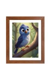 AI Funny AI Funny Cute Bird On Tree Art Picture for Kids Art Picture for Kids - 10x14 inches, Brown Color - Perfect Wall Decor for Children's Room AI Funny AI Funny Cute Bird On Tree Art Picture for Kids Art Picture for Kids - 10x14 inches, Brown Color - Perfect Wall Decor for Children's Room