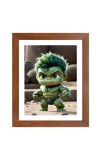 AI Funny AI Funny cute baby Hulk Art Picture for Kids Art Picture for Kids - 10x14 inches, Brown Color - Perfect Wall Decor for Children's Room AI Funny AI Funny cute baby Hulk Art Picture for Kids Art Picture for Kids - 10x14 inches, Brown Color - Perfect Wall Decor for Children's Room