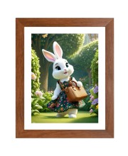 AI Funny AI Funny Cute Squirrel  Art Picture for Kids Art Picture for Kids - 10x14 inches, Brown Color - Perfect Wall Decor for Children's Room