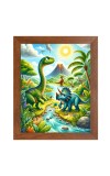 AI Funny AI Funny Dinosaurs Art Picture for Kids Art Picture for Kids - 10x14 inches, Brown Color - Perfect Wall Decor for Children's Room AI Funny AI Funny Dinosaurs Art Picture for Kids Art Picture for Kids - 10x14 inches, Brown Color - Perfect Wall Decor for Children's Room