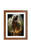 AI Funny AI Funny Dinosaurs Art Picture for Kids Art Picture for Kids - 10x14 inches, Brown Color - Perfect Wall Decor for Children's Room AI Funny AI Funny Dinosaurs Art Picture for Kids Art Picture for Kids - 10x14 inches, Brown Color - Perfect Wall Decor for Children's Room