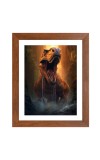 AI Funny AI Funny Dinosaurs  Art Picture for Kids Art Picture for Kids - 10x14 inches, Brown Color - Perfect Wall Decor for Children's Room