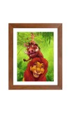 AI Funny AI Funny Lion the king Art Picture for Kids Art Picture for Kids - 10x14 inches, Brown Color - Perfect Wall Decor for Children's Room AI Funny AI Funny Lion the king Art Picture for Kids Art Picture for Kids - 10x14 inches, Brown Color - Perfect Wall Decor for Children's Room