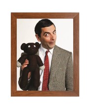 AI Funny AI Funny Mr. Bean  Art Picture for Kids Art Picture for Kids - 10x14 inches, Brown Color - Perfect Wall Decor for Children's Room