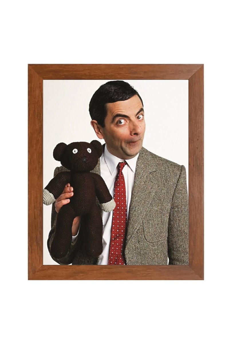 AI Funny AI Funny Mr. Bean  Art Picture for Kids Art Picture for Kids - 10x14 inches, Brown Color - Perfect Wall Decor for Children's Room