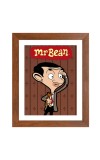 AI Funny AI Funny Mr. Bean Cartoon Art Picture for Kids Art Picture for Kids - 10x14 inches, Brown Color - Perfect Wall Decor for Children's Room