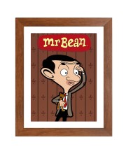 AI Funny AI Funny Mr. Bean Cartoon Art Picture for Kids Art Picture for Kids - 10x14 inches, Brown Color - Perfect Wall Decor for Children's Room