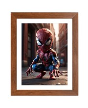 AI Funny AI Funny Spiderman Art Picture for Kids Art Picture for Kids - 10x14 inches, Brown Color - Perfect Wall Decor for Children's Room AI Funny AI Funny Spiderman Art Picture for Kids Art Picture for Kids - 10x14 inches, Brown Color - Perfect Wall Decor for Children's Room