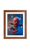 AI Funny AI Funny Spiderman  Art Picture for Kids Art Picture for Kids - 10x14 inches, Brown Color - Perfect Wall Decor for Children's Room