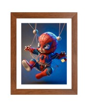 AI Funny AI Funny Spiderman Art Picture for Kids Art Picture for Kids - 10x14 inches, Brown Color - Perfect Wall Decor for Children's Room AI Funny AI Funny Spiderman Art Picture for Kids Art Picture for Kids - 10x14 inches, Brown Color - Perfect Wall Decor for Children's Room