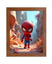 AI Funny AI Funny Spiderman Art Picture for Kids Art Picture for Kids - 10x14 inches, Brown Color - Perfect Wall Decor for Children's Room AI Funny AI Funny Spiderman Art Picture for Kids Art Picture for Kids - 10x14 inches, Brown Color - Perfect Wall Decor for Children's Room