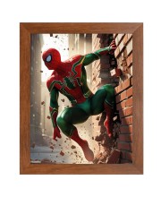 AI Funny AI Funny Spiderman Art Picture for Kids Art Picture for Kids - 10x14 inches, Brown Color - Perfect Wall Decor for Children's Room AI Funny AI Funny Spiderman Art Picture for Kids Art Picture for Kids - 10x14 inches, Brown Color - Perfect Wall Decor for Children's Room