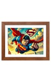 AI Funny AI Funny Superman Art Picture for Kids Art Picture for Kids - 10x14 inches, Brown Color - Perfect Wall Decor for Children's Room AI Funny AI Funny Superman Art Picture for Kids Art Picture for Kids - 10x14 inches, Brown Color - Perfect Wall Decor for Children's Room