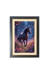 The majestic wild horse walked gracefully through the meadow Photo Frame Funny Animal and Bird Cartoon Art, Black color, 11x15 Inch The majestic wild horse walked gracefully through the meadow Photo Frame Funny Animal and Bird Cartoon Art, Black color, 11x15 Inch