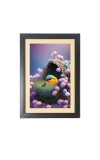 The cute bird is sitting in the nest Photo Frame Funny Animal and Bird Cartoon Art, Black color, 11x15 Inch The cute bird is sitting in the nest Photo Frame Funny Animal and Bird Cartoon Art, Black color, 11x15 Inch