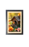 The cute bird in nest house Photo Frame Funny Animal and Bird Cartoon Art, Black color, 11x15 Inch The cute bird in nest house Photo Frame Funny Animal and Bird Cartoon Art, Black color, 11x15 Inch