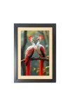 A lively, cheerful and festive auspicious birds Photo Frame Funny Animal and Bird Cartoon Art, Black color, 11x15 Inch A lively, cheerful and festive auspicious birds Photo Frame Funny Animal and Bird Cartoon Art, Black color, 11x15 Inch