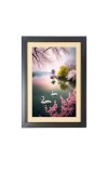 Two beautiful swans gracefully gliding in lovely nature Photo Frame Funny Animal and Bird Cartoon Art, Black color, 11x15 Inch Two beautiful swans gracefully gliding in lovely nature Photo Frame Funny Animal and Bird Cartoon Art, Black color, 11x15 Inch