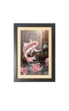 The beautiful fish Photo Frame Funny Animal and Bird Cartoon Art, Black color, 11x15 Inch The beautiful fish Photo Frame Funny Animal and Bird Cartoon Art, Black color, 11x15 Inch