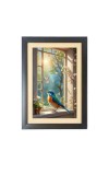 The colorful bird Photo Frame Funny Animal and Bird Cartoon Art, Black color, 11x15 Inch The colorful bird Photo Frame Funny Animal and Bird Cartoon Art, Black color, 11x15 Inch
