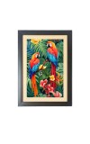 The colorful birds Photo Frame Funny Animal and Bird Cartoon Art, Black color, 11x15 Inch The colorful birds Photo Frame Funny Animal and Bird Cartoon Art, Black color, 11x15 Inch