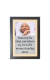 A. P. J. Abdul Kalam  & His Famous Quote & His Famous Quote Photo Frame - Brown Frame, 11x15 Inches, Perfect for Office & Wall Decoration, Ideal Gift