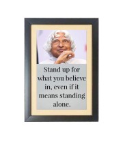 A. P. J. Abdul Kalam & His Famous Quote & His Famous Quote Photo Frame - Brown Frame, 11x15 Inches, Perfect for Office & Wall Decoration, Ideal Gift A. P. J. Abdul Kalam & His Famous Quote & His Famous Quote Photo Frame - Brown Frame, 11x15 Inches, Perfect for Office & Wall Decoration, Ideal Gift