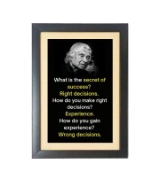 A. P. J. Abdul Kalam & His Famous Quote & His Famous Quote Photo Frame - Brown Frame, 11x15 Inches, Perfect for Office & Wall Decoration, Ideal Gift A. P. J. Abdul Kalam & His Famous Quote & His Famous Quote Photo Frame - Brown Frame, 11x15 Inches, Perfect for Office & Wall Decoration, Ideal Gift