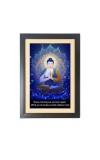 Buddha & His Famous Quote & His Famous Quote Photo Frame - Brown Frame, 11x15 Inches, Perfect for Office & Wall Decoration, Ideal Gift