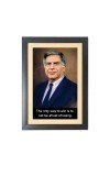 Ratan Naval Tata & His Famous Quote & His Famous Quote Photo Frame - Brown Frame, 11x15 Inches, Perfect for Office & Wall Decoration, Ideal Gift Ratan Naval Tata & His Famous Quote & His Famous Quote Photo Frame - Brown Frame, 11x15 Inches, Perfect for Office & Wall Decoration, Ideal Gift