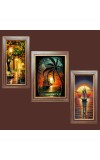 3-Pack Sunrise Over Silent Waters Photo Frames - 2 Pieces 6x13 Inch & 1 Piece 10x13 Inch - Rustic Wall Art for Home & Office Decor - Botanical Wall Hanging for Living Room, Bedroom, or 3-Pack Sunrise Over Silent Waters Photo Frames - 2 Pieces 6x13 Inch & 1 Piece 10x13 Inch - Rustic Wall Art for Home & Office Decor - Botanical Wall Hanging for Living Room, Bedroom, or