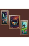 3-Pack Beautiful painting Photo Frames - 2 Pieces 6x13 Inch & 1 Piece 10x13 Inch - Rustic Wall Art for Home & Office Decor - Botanical Wall Hanging for Living Room, Bedroom, or Workspac 3-Pack Beautiful painting Photo Frames - 2 Pieces 6x13 Inch & 1 Piece 10x13 Inch - Rustic Wall Art for Home & Office Decor - Botanical Wall Hanging for Living Room, Bedroom, or Workspac