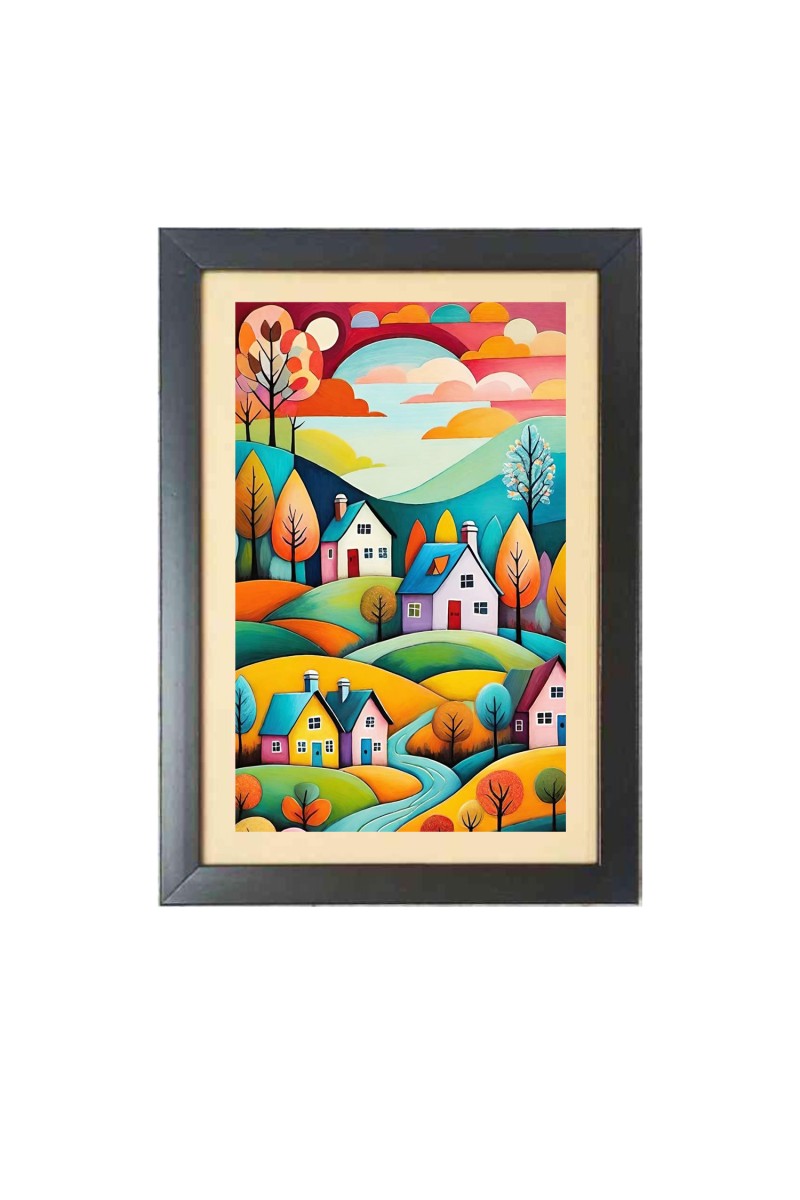 Beautiful Beautiful House Photo Frame - 11x15 Inch Black 1-Inch Frame with Mount Paper - Perfect for Home Decor, Living Room & Office