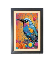 Beautiful Beautiful Bird Photo Frame - 11x15 Inch Black 1-Inch Frame with Mount Paper - Perfect for Home Decor, Living Room & Office