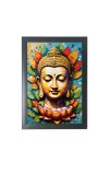 Beautiful Beautiful Buddha Photo Frame - 11x15 Inch Black 1-Inch Frame with Mount Paper - Perfect for Home Decor, Living Room & Office