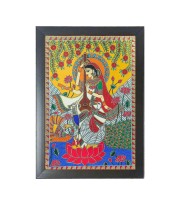 Beautiful Beautiful Saraswati Photo Frame - 11x15 Inch Black 1-Inch Frame with Mount Paper - Perfect for Home Decor, Living Room & Office