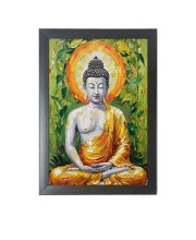 Beautiful Beautiful Buddha Photo Frame - 11x15 Inch Black 1-Inch Frame with Mount Paper - Perfect for Home Decor, Living Room & Office